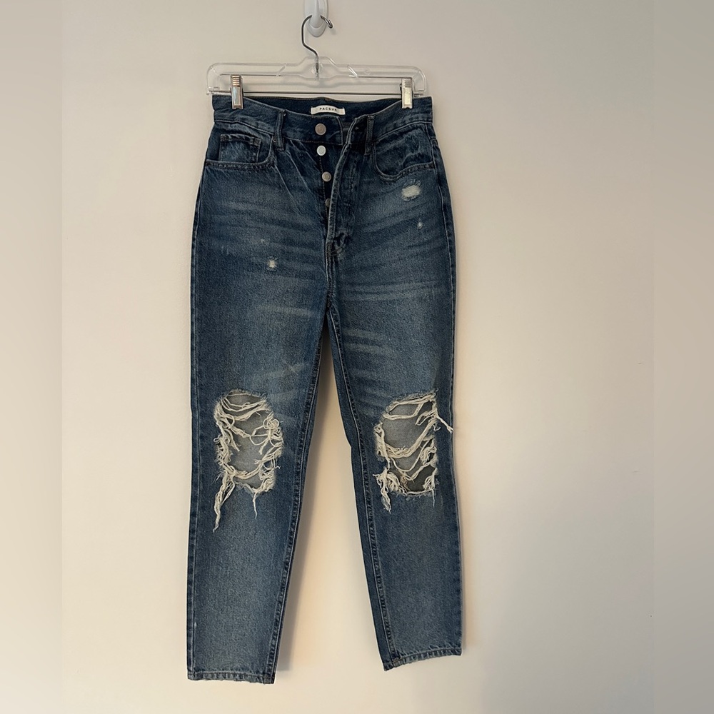 Pacsun Blue Ripped Jeans